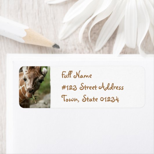 Giraffe Rücksendeadresse (Insitu)