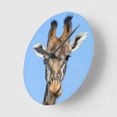 Giraffe Runde Wanduhr (Winkel)