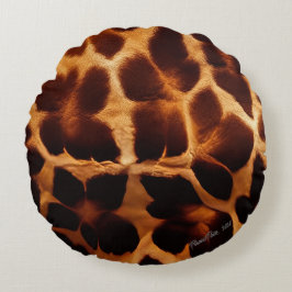 Giraffe Rundes Kissen