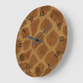 Giraffe Rundrömische Numerale Uhr (Winkel)