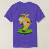Giraffe Running Glasses T-Shirt (Design vorne)