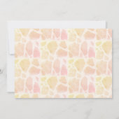 Giraffe Rustic Wood Greenerity Foto Kindergeburtst Einladung (Rückseite)