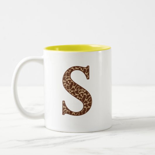 Giraffe S Zweifarbige Tasse (Links)