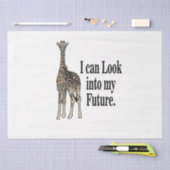 Giraffe Safari Animal Funny Birthday Seidenpapier (Handwerk)