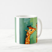 Giraffe Safari Coffee Mug Kaffeetasse (VorderseiteRechts)