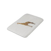 Giraffe Safari Design Strip Bath Mat Badematte (Schrägansicht)