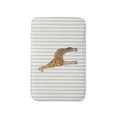 Giraffe Safari Design Strip Bath Mat Badematte (Vorderseite Vertikal)