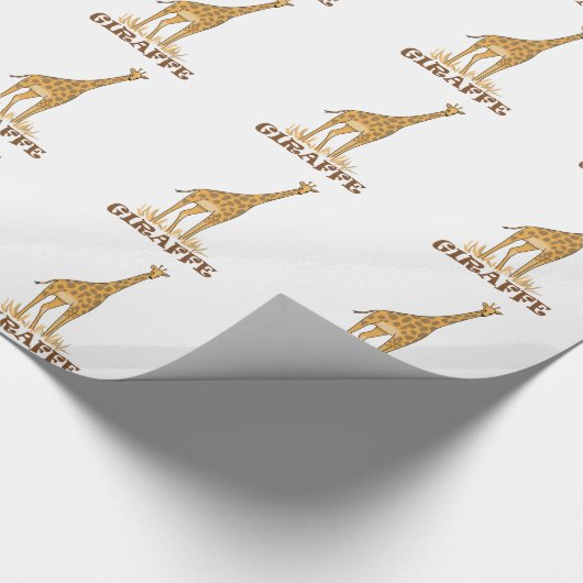 GIRAFFE SAFARI GESCHENKPAPIER (Ecke)