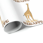 GIRAFFE SAFARI GESCHENKPAPIER (Rolleneckpunkt)