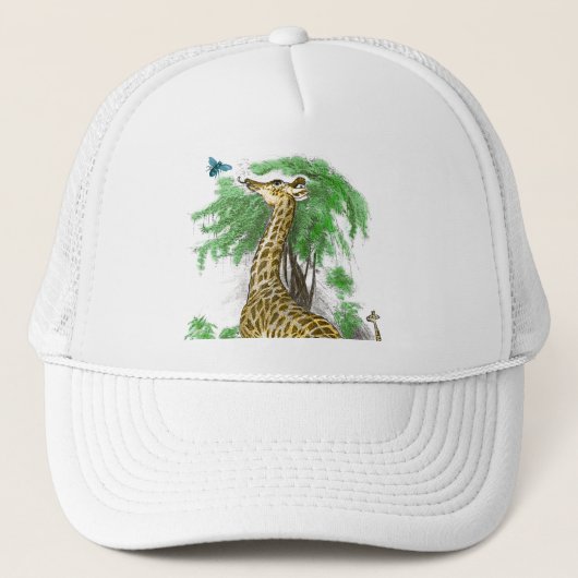 Giraffe Safari Jungle Hat Truckerkappe (Vorderseite)