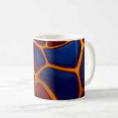 Giraffe Safari Muster Kaffeetasse (VorderseiteRechts)