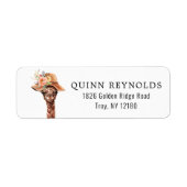 Giraffe Safari Return Address (Vorne)