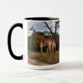 Giraffe Safari-Tasse Tasse (Links)
