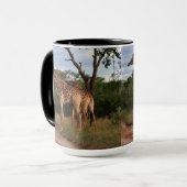 Giraffe Safari-Tasse Tasse (Vorderseite Links)