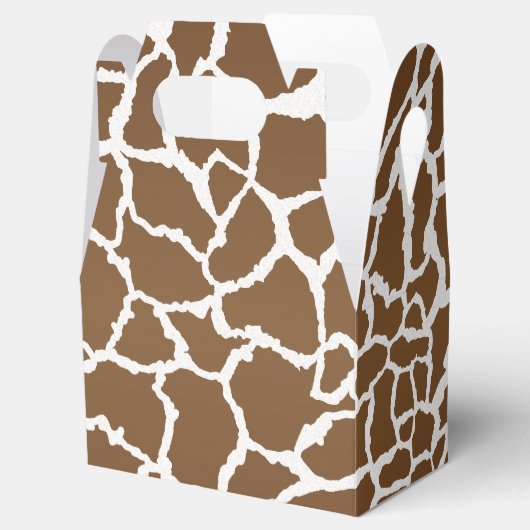Giraffe Safari-Thema Geschenkschachtel (Geöffnet)