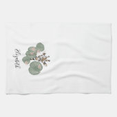 Giraffe Safari Tier botanisch Geschirrtuch (Horizontal)