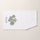 Giraffe Safari Tier botanisch Handtuch (Handtuch)