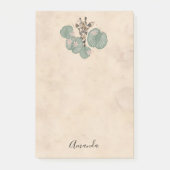 Giraffe Safari Tier botanisch Post-it Klebezettel (Vorderseite)