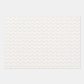 Giraffe Safari Tier Botanischer Gemusterter Geburt Geschenkpapier Set (Vorderseite 3)