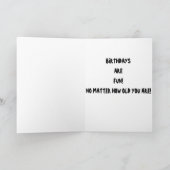 GIRAFFE SAGT, "MAN KANN NICHT SAGEN" BIRTHTAGE SIN KARTE (Innenseite)