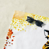 Giraffe Savannah Art Strandtuch (Beispiel)