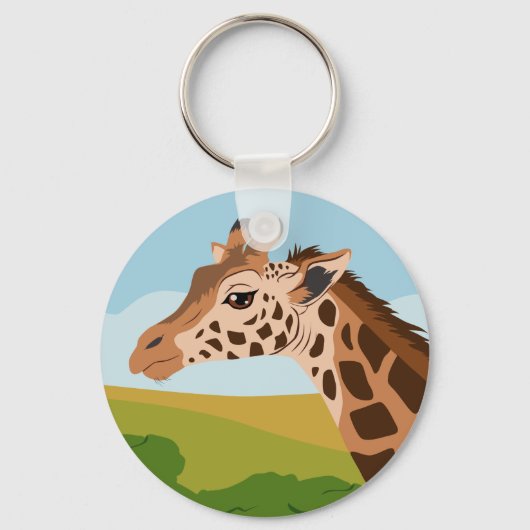 Giraffe Schlüsselanhänger (Vorderseite)