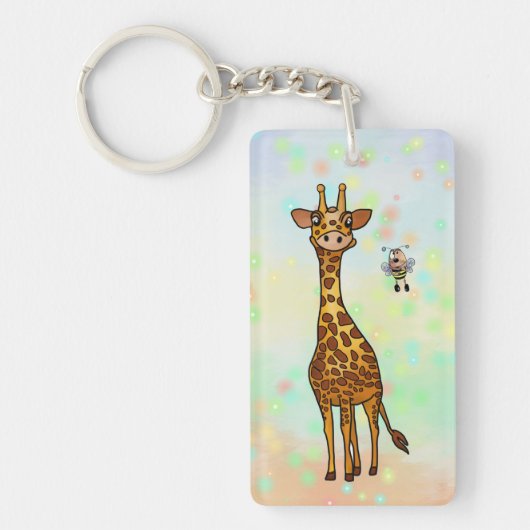 Giraffe schlüsselanhänger (Vorderseite)