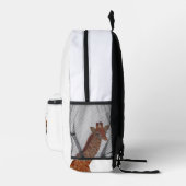 GIRAFFE & SCHMETTERLINGE BEDRUCKTER RUCKSACK (Rechts)