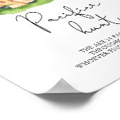 Giraffe - Schnuller-Jagd Kinderdusche Poster (Ecke)