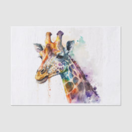 GIRAFFE schönes Dekodiepapier Seidenpapier