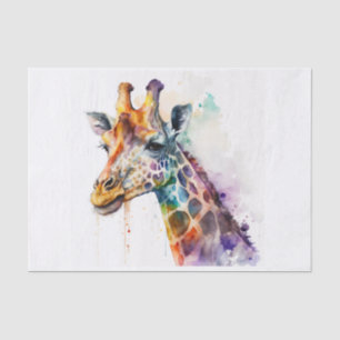 GIRAFFE schönes Dekodiepapier Seidenpapier