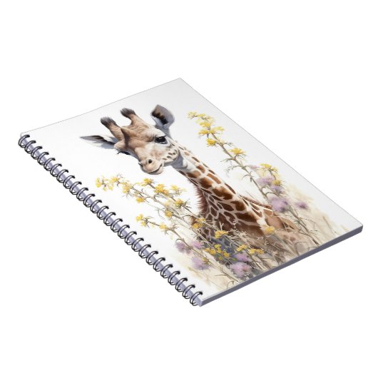 Giraffe School Office Notebook Geschenk Notizblock (Rechte Seite)