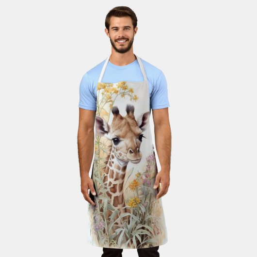 Giraffe Schürze (Getragen)