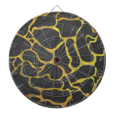 Giraffe, Schwarz und Gelb Dartscheibe (vorne)
