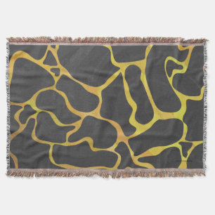 Giraffe, Schwarz und Gelb Decke