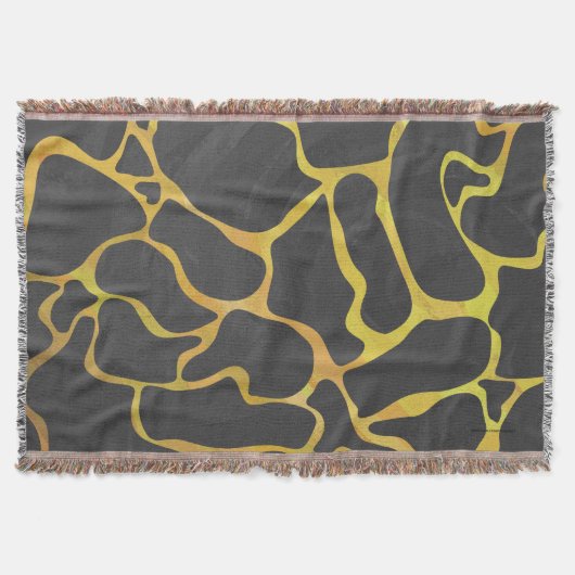 Giraffe, Schwarz und Gelb Decke (Vorderseite)