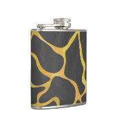 Giraffe, Schwarz und Gelb Flachmann (Rechts)