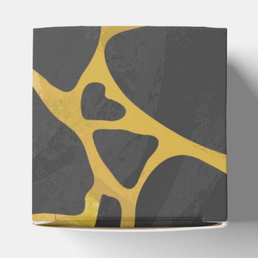 Giraffe, Schwarz und Gelb Geschenkschachtel (Oben)