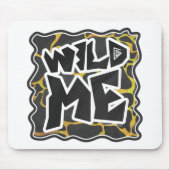 Giraffe, Schwarz und Gelb Mousepad (Vorne)