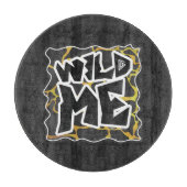 Giraffe, Schwarz und Gelb Schneidebrett (Vorderseite)