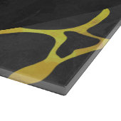 Giraffe, Schwarz und Gelb Schneidebrett (Ecke)