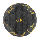 Giraffe, Schwarz und Gelb Schneidebrett (Vorderseite)