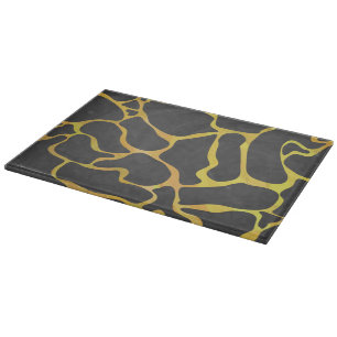 Giraffe, Schwarz und Gelb Schneidebrett