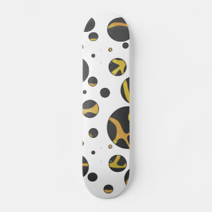 Giraffe, Schwarz und Gelb Skateboard