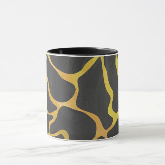 Giraffe, Schwarz und Gelb Tasse (Zentrum)
