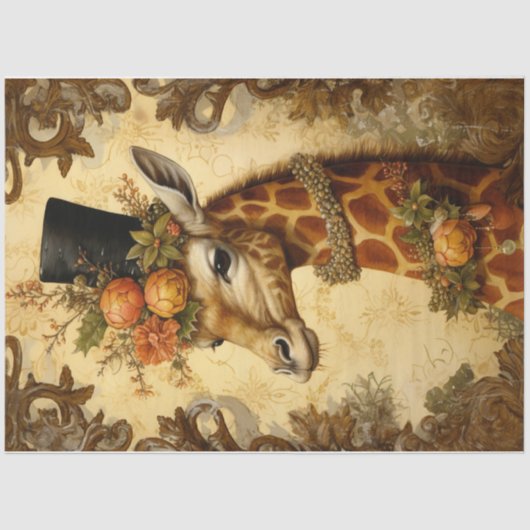 Giraffe Seidenpapier (Vorderseite)