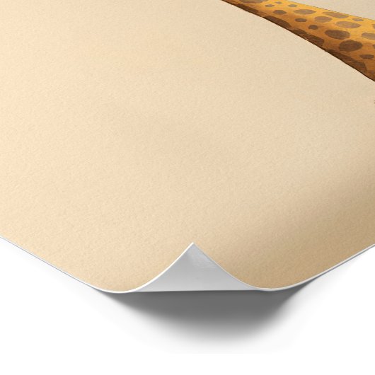 Giraffe - Seien Sie selbst Kinderzimmer Dorm Poste Poster (Ecke)