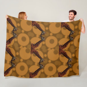 Giraffe Selbstreflexion, Fleecedecke