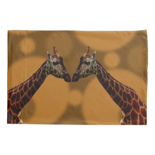 Giraffe Selbstreflexion, Kissenbezug (Rückseite)