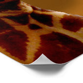 Giraffe Selbstreflexion, Poster (Ecke)